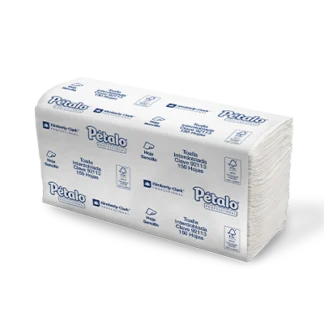 Toalla Para Manos Interdoblada Petalo Blanca 150Hj C/20Pq