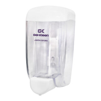 Jabonera Rellenable Jabon Espuma Premium Gel Kleen 1L Blanco