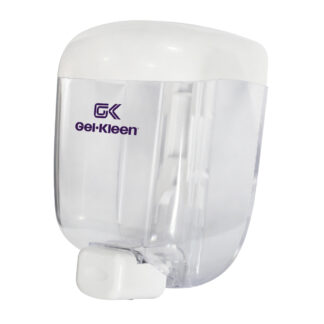 Jabonera Rellenable Gel Premium Fabricada En Plastico Abs Gel Kleen 700Ml Blanco